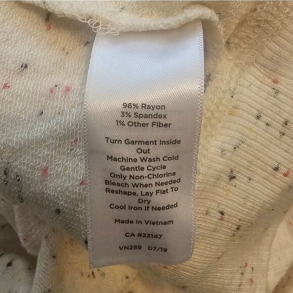 TALBOTS T BY TALBOTS Speckled Long Sleeve Pullover High Neck Top - Size 2XP - Picture 8 of 8